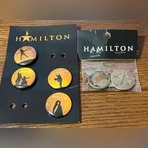 Hamilton Broadway Buttons & Keychain